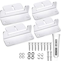 Los mejores  - Soporte de montaje de panel solar de aluminio con soporte de panel solar Z para RV- barco- pared- caravanas- yates y…